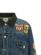 FOUND Blue Cotton Denim Jacket