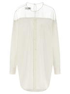 MM6 Maison Margiela White Cotton Blouse