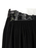 Maison Margiela Black Copper Mini Skirt