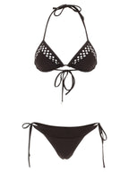 The Attico Brown Polyamide Bikini