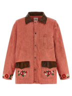 FOUND Multicolor Cotton Full-Length Jacket