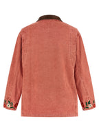 FOUND Multicolor Cotton Full-Length Jacket