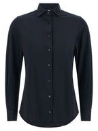 XACUS Blue Polyamide Blouse