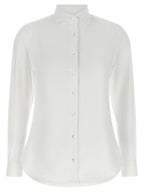 XACUS White Polyamide Blouse