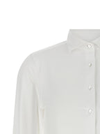 XACUS White Polyamide Blouse