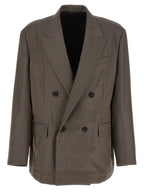 SSSTEIN Gray Wool Blazer