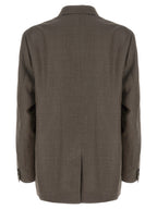 SSSTEIN Gray Wool Blazer