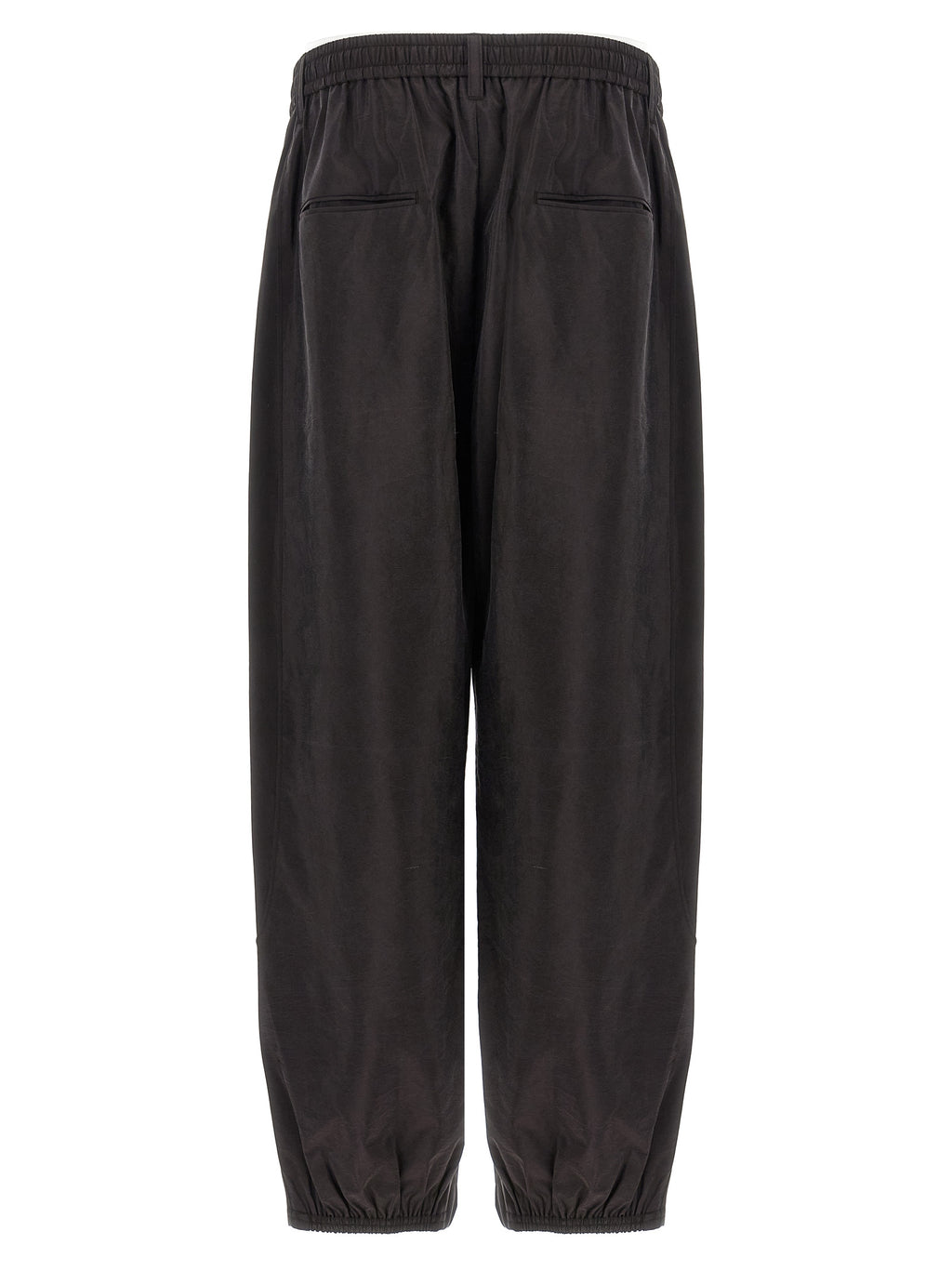 Brown Silk Athletic Pants