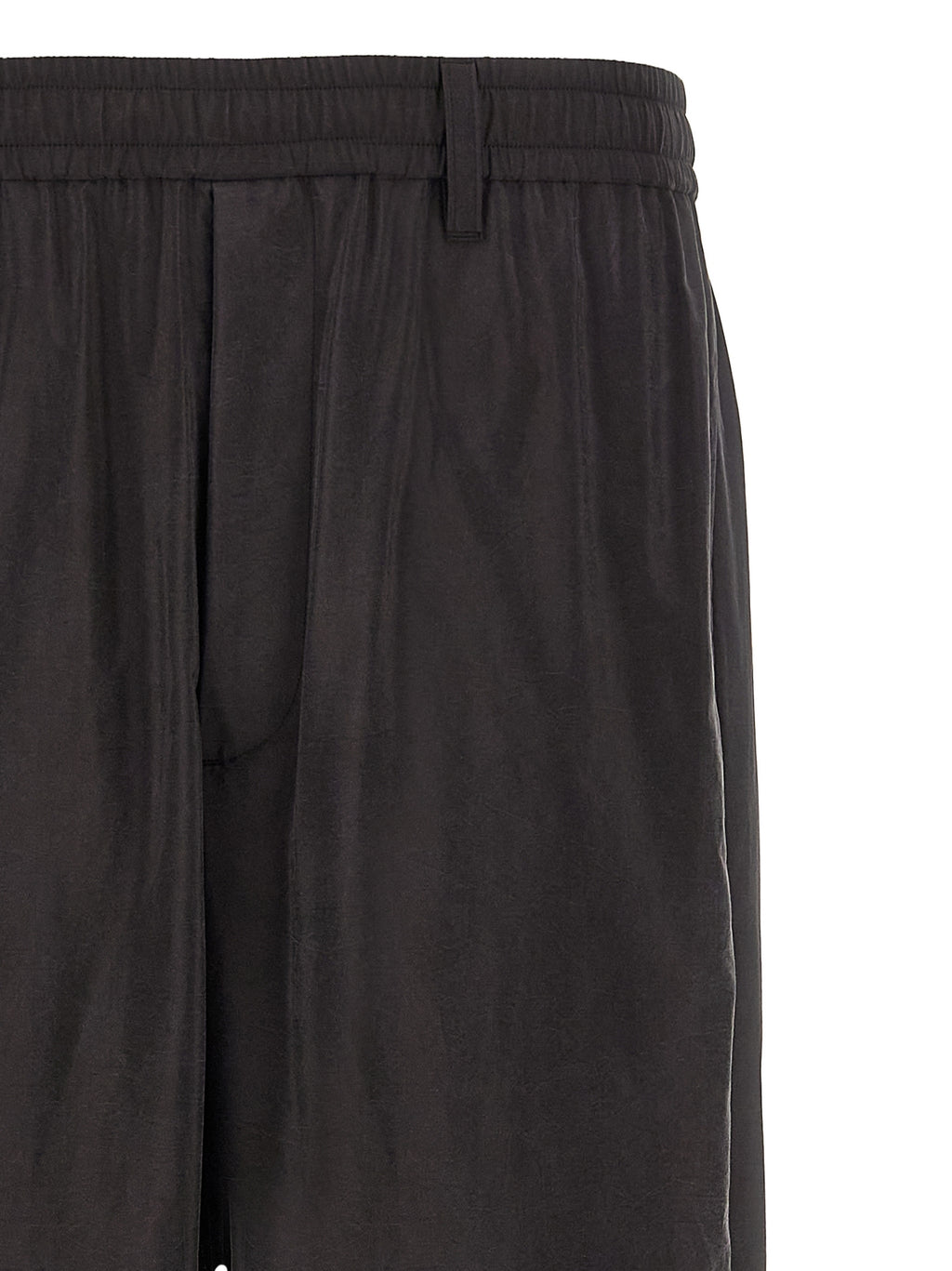 Brown Silk Athletic Pants