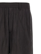 Brown Silk Athletic Pants