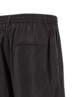 Brown Silk Athletic Pants