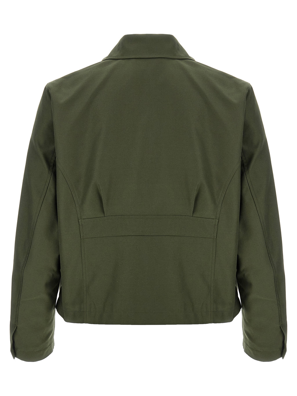 SECOND/LAYER Bicolor Polyester Full-Length Jacket