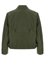 SECOND/LAYER Bicolor Polyester Full-Length Jacket