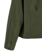 SECOND/LAYER Bicolor Polyester Full-Length Jacket