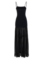 Hunza G Black Polyamide Long Dress