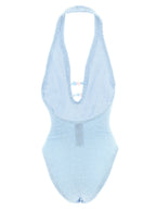 Hunza G Blue Polyamide One-Piece Swimsuit