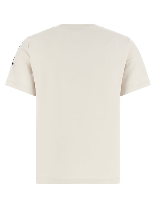 T-shirt in cotone beige