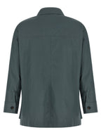 'S Max Mara Gray Cotton Blouse