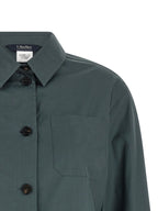 'S Max Mara Gray Cotton Blouse