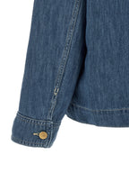 'S Max Mara Blue Cotton Denim Jacket