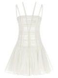 Giovanni Bedin White Polyamide Short Dress
