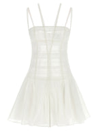 Giovanni Bedin White Polyamide Short Dress