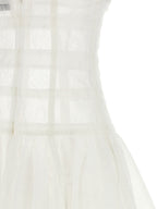 Giovanni Bedin White Polyamide Short Dress