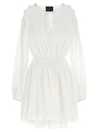 Giovanni Bedin White Cotton Short Dress