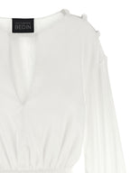 Giovanni Bedin White Cotton Short Dress