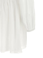 Giovanni Bedin White Cotton Short Dress