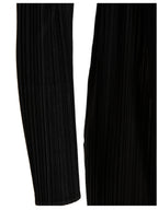 PLEATS PLEASE ISSEY MIYAKE Black Polyester Cardigan