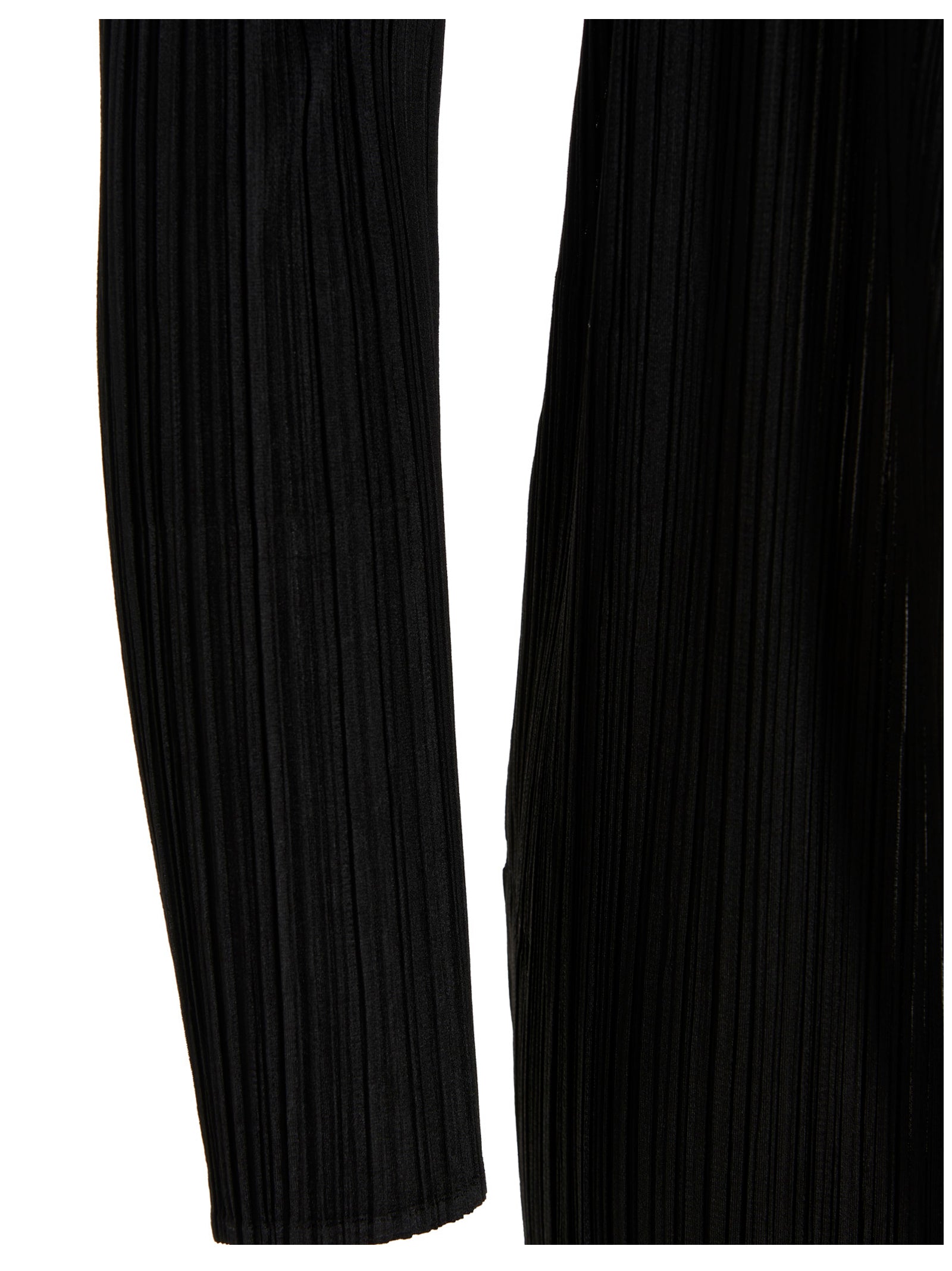 PLEATS PLEASE ISSEY MIYAKE Black Polyester Cardigan