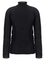 Issey Miyake Black Polyester Cardigan