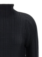 Issey Miyake Black Polyester Cardigan