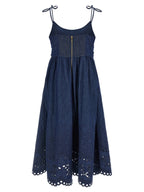Zimmermann Blue Cotton Midi Dress