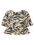 Ganni Multicolor Organic Cotton Pattern Shirt