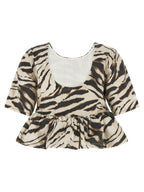 Ganni Multicolor Organic Cotton Pattern Shirt