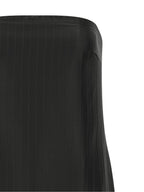 Loulou De Saison Black Viscose Midi Dress