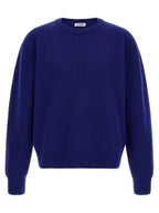 Jil Sander Blue Wool Cardigan