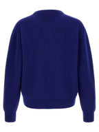 Jil Sander Blue Wool Cardigan