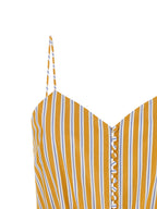 Bicolor Cotton Rompers
