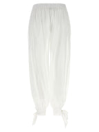 The Andamane White Cotton Casual Pants