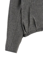 Brunello Cucinelli Gray Virgin Wool Full-Length Jacket