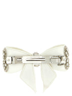 Self-Portrait White Polyester Hair Clip
