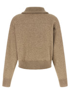 Brunello Cucinelli Beige Cashmere Cardigan