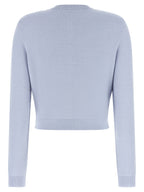 Self-Portrait Blue Polyester Cardigan
