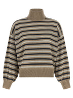 Brunello Cucinelli Multicolor Virgin Wool Cardigan