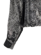 R13 Black Silk Blouse