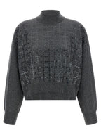 Brunello Cucinelli Gray Cashmere Cardigan