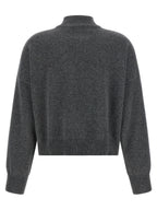 Brunello Cucinelli Gray Cashmere Cardigan